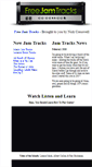 Mobile Screenshot of freejamtracks.com